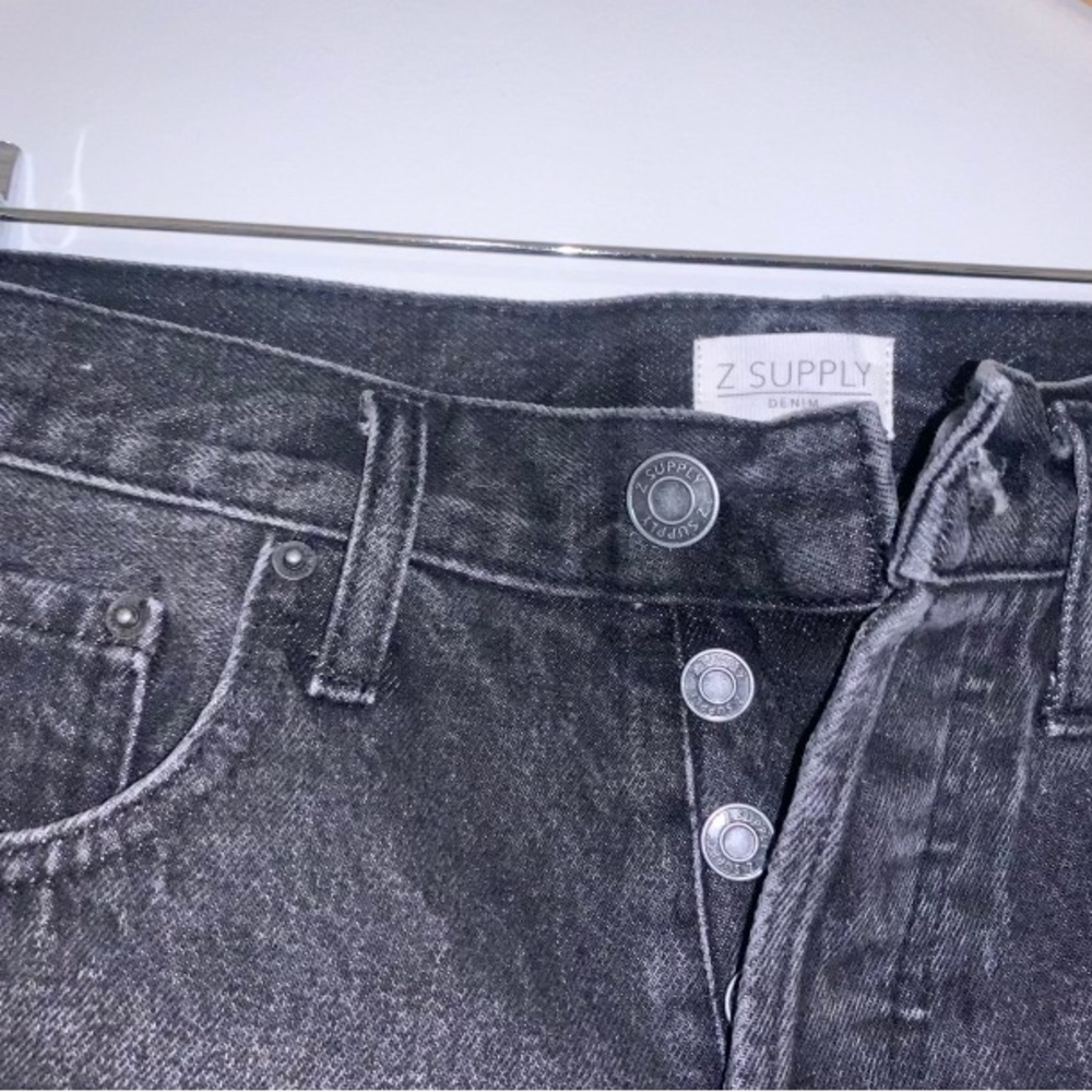 Z Supply Charcoal Jean Shorts - Picture 2 of 3
